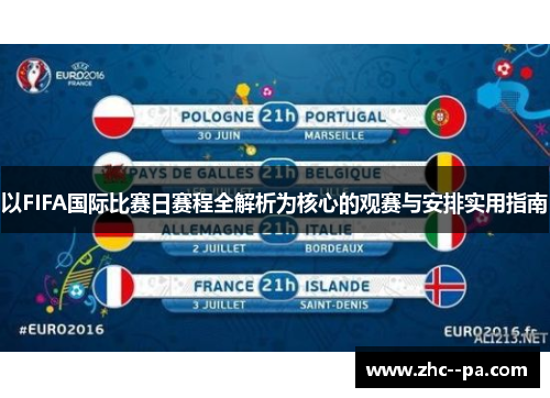 以FIFA国际比赛日赛程全解析为核心的观赛与安排实用指南 以FIFA国际比赛日赛程全解析为核心的观赛与安排实用指南